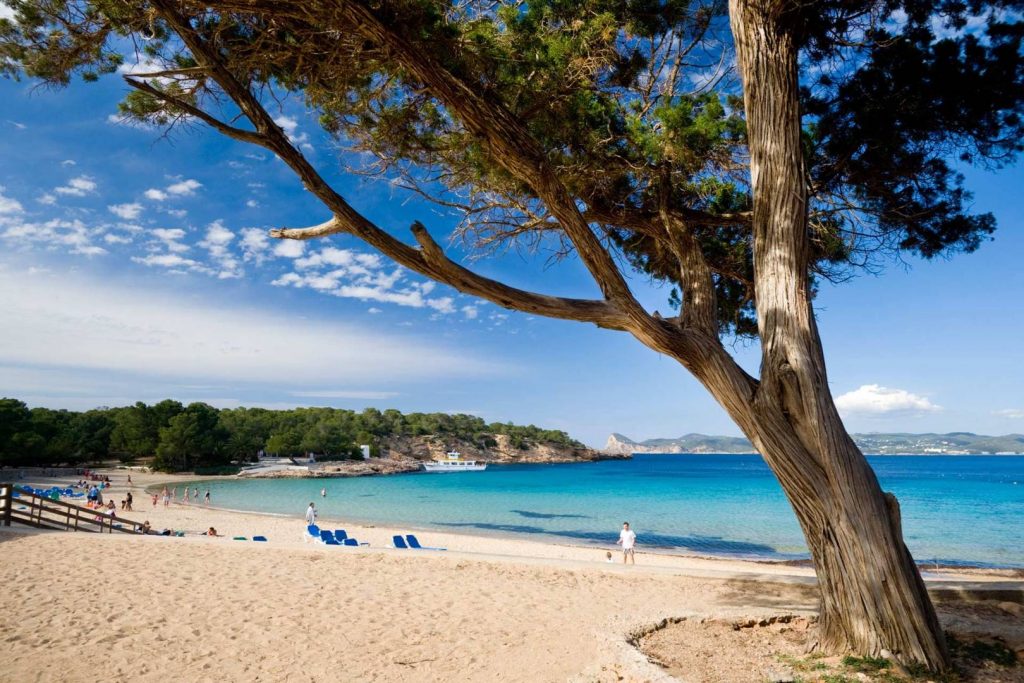 cala bassa beach ibiza spain conde nast traveller june Justin Foulkes Corners